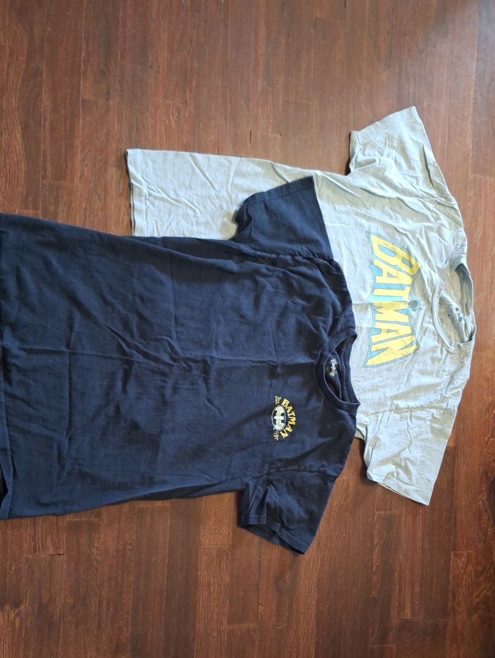 Batman Logo T-Shirts - Gray & Black